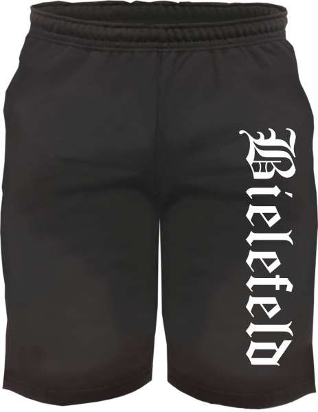 Bielefeld Sweatshorts - Altdeutsch bedruckt - Kurze Hose Shorts