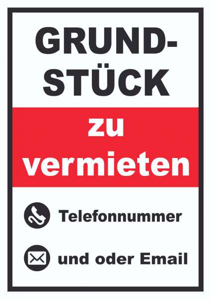 Grundstück zu vermieten Hochkant