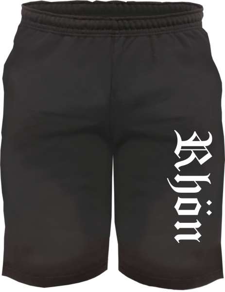 Rhön Sweatshorts - Altdeutsch bedruckt - Kurze Hose Shorts