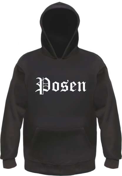 Posen Kapuzensweatshirt - Altdeutsch - bedruckt - Hoodie Kapuzenpullover