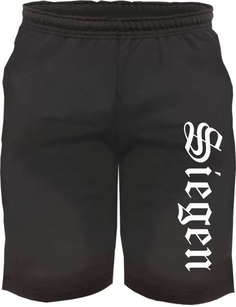 Siegen Sweatshorts - Altdeutsch bedruckt - Kurze Hose Shorts