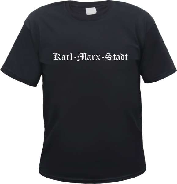 Karl-Marx-Stadt Herren T-Shirt - Altdeutsch - Tee Shirt