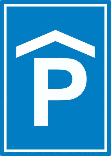 P Parkhaus Parkgarage Aufkleber