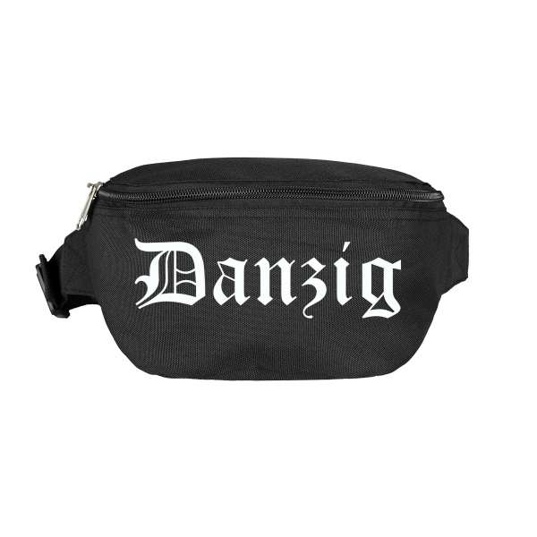 Danzig Bauchtasche - Altdeutsch bedruckt - Gürteltasche Hipbag