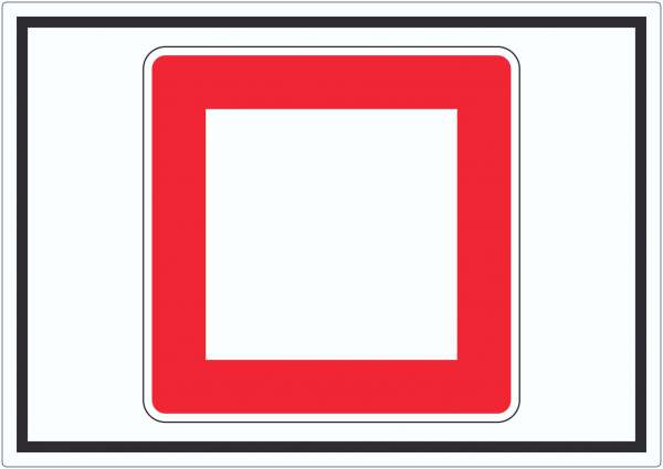 Schifffahrtsbeschränkungen Aufkleber mit Symbol