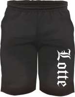 Lotte Sweatshorts - Altdeutsch bedruckt - Kurze Hose Shorts Lotte Sweatshorts - Altdeutsch bedruckt - Kurze Hose Shorts