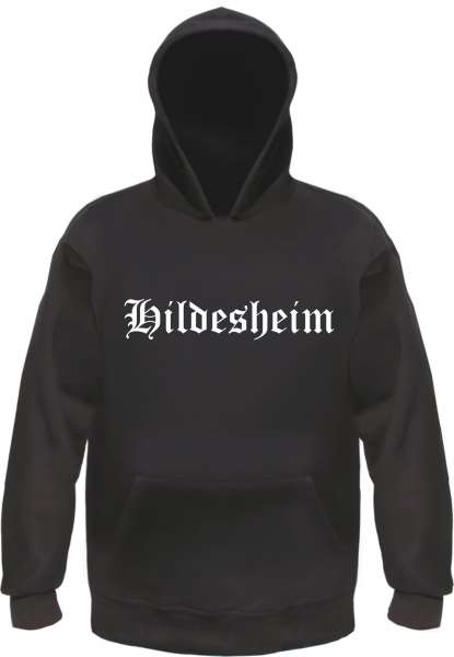 Hildesheim Kapuzensweatshirt - Altdeutsch bedruckt - Hoodie Kapuzenpullover