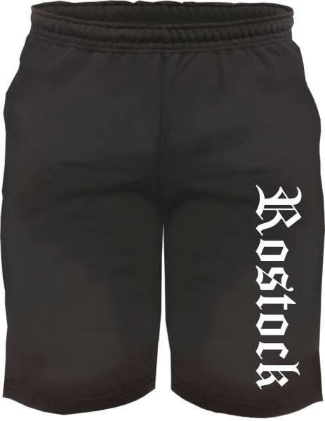 Rostock Sweatshorts - Altdeutsch bedruckt - Kurze Hose Shorts