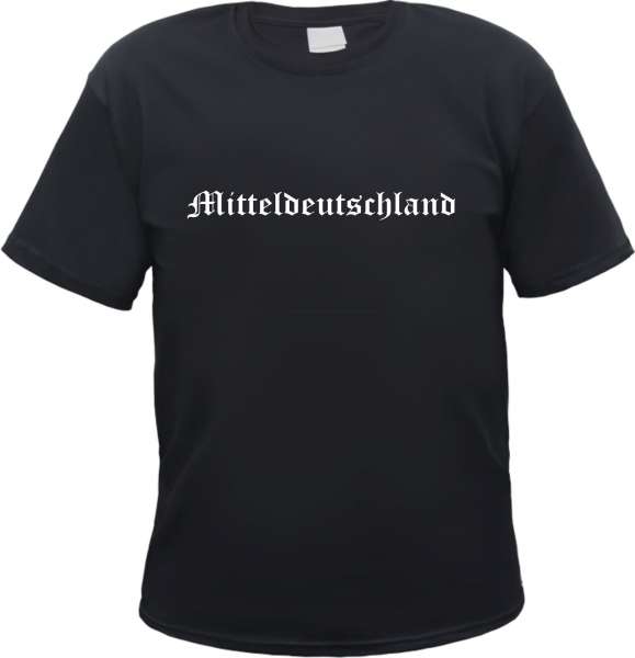 Mitteldeutschland Herren T-Shirt - Altdeutsch - Tee Shirt