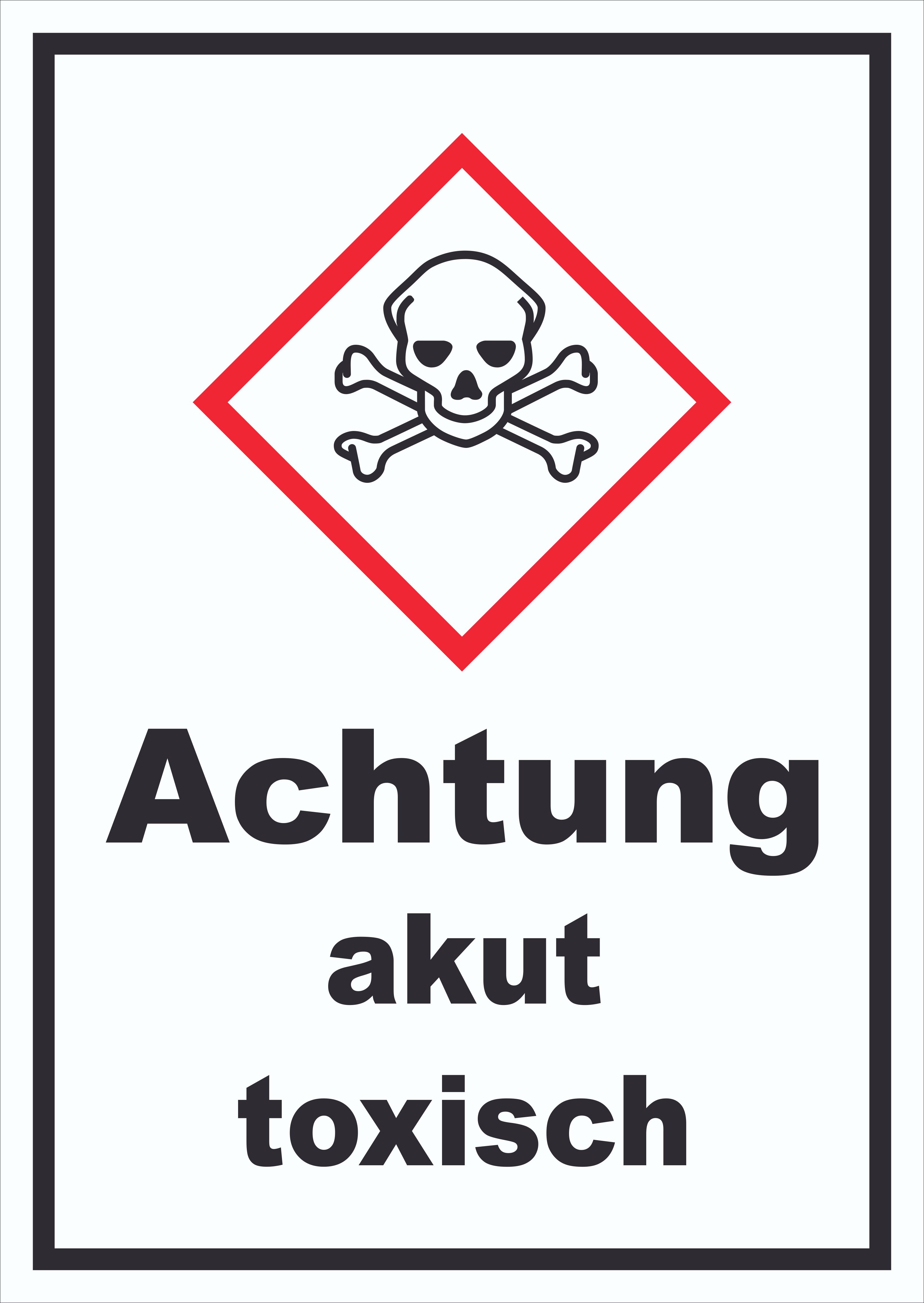 Achtung Zeichen Weiss Symbol Schild  HB-Druck Schilder, Textildruck &  Stickerei Onlineshop