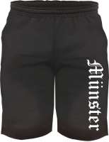 Vorschau: Münster Sweatshorts - Altdeutsch bedruckt - Kurze Hose Shorts Vorschau: Münster Sweatshorts - Altdeutsch bedruckt - Kurze Hose Shorts