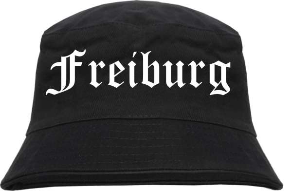 Freiburg Fischerhut - Altdeutsch - bedruckt - Bucket Hat Anglerhut Hut