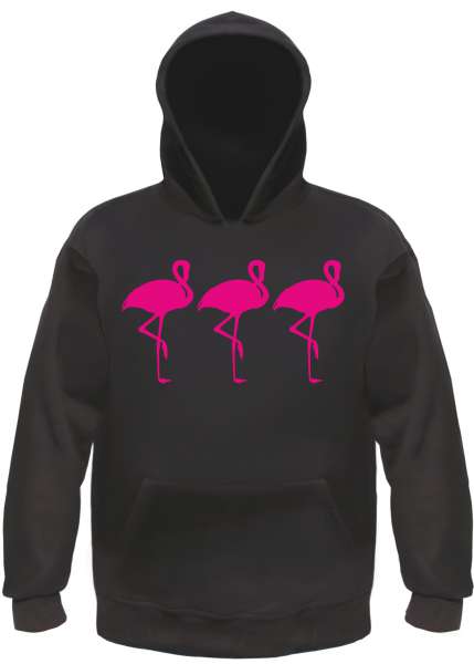 3 FLAMINGOS Kapuzensweatshirt - Hoodie