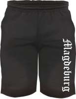 Magdeburg Sweatshorts - Altdeutsch bedruckt - Kurze Hose Shorts Magdeburg Sweatshorts - Altdeutsch bedruckt - Kurze Hose Shorts