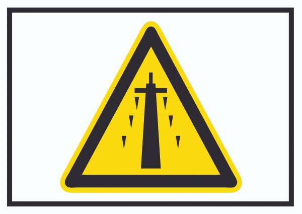 Eisschlag Symbol Schild
