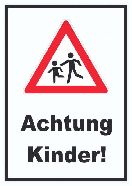 Achtung Kinder Schild