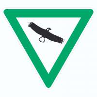 Naturschutzgebiet Aufkleber Dreieck Naturschutzgebiet Aufkleber Dreieck