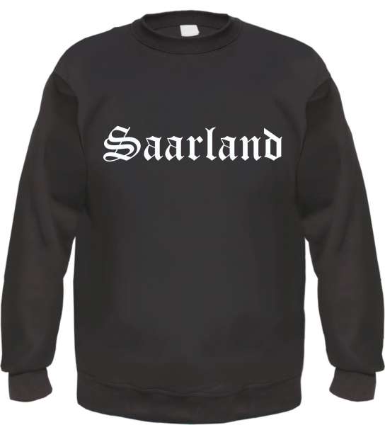 Saarland Sweatshirt - Altdeutsch - bedruckt - Pullover