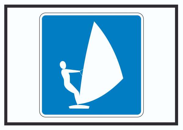 Surfen erlaubt Symbol