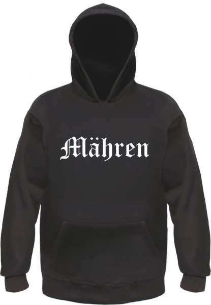 Mähren Kapuzensweatshirt - Altdeutsch - bedruckt - Hoodie Kapuzenpullover