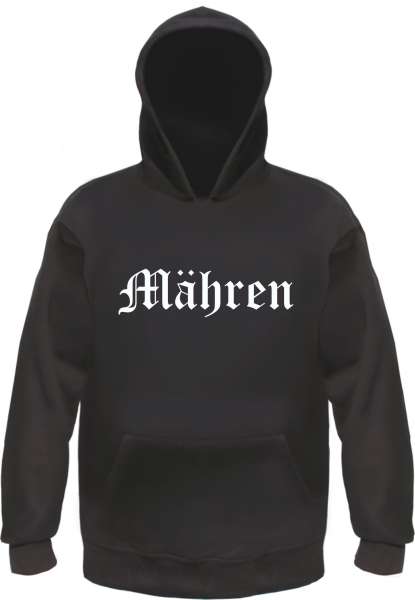 Mähren Kapuzensweatshirt - Altdeutsch - bedruckt - Hoodie Kapuzenpullover