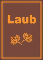 Laub Mülltrennung Aufkleber mit Text Symbol Blätter Blattwerk Laub Mülltrennung Aufkleber mit Text Symbol Blätter Blattwerk