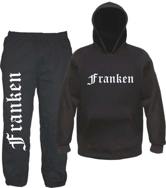 Franken Jogginganzug - Altdeutsch - Jogginghose und Hoodie