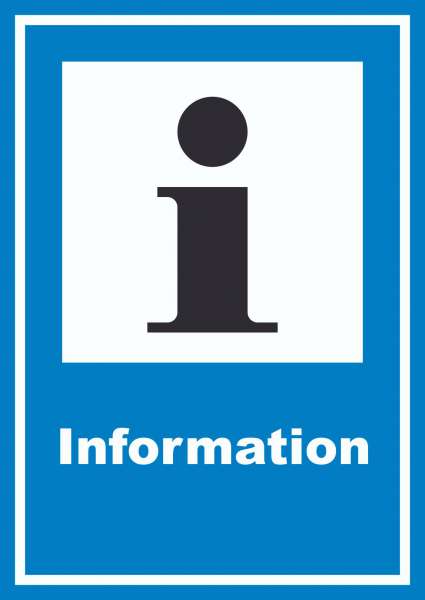 Information Schild