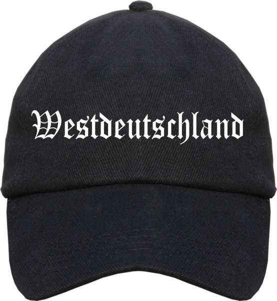 Westdeutschland Cappy - Altdeutsch bedruckt - Schirmmütze Cap