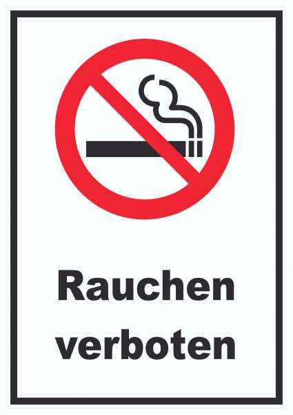 Rauchen verboten Schild