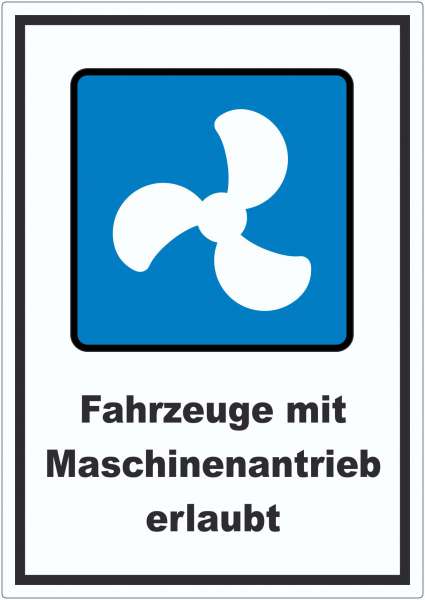 Motorboote erlaubt Symbol und Text Aufkleber