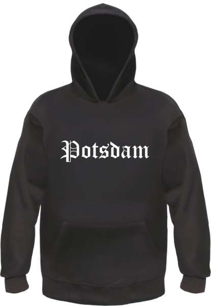 Potsdam Kapuzensweatshirt - Altdeutsch bedruckt - Hoodie Kapuzenpullover