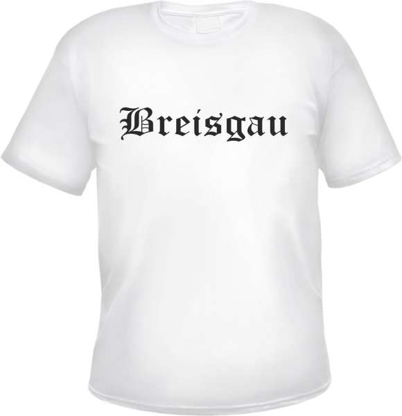 Breisgau Herren T-Shirt - Altdeutsch - Weißes Tee Shirt