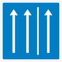 Aufkleber Quadrat Seitenstreifen befahren Symbol Aufkleber Quadrat Seitenstreifen befahren Symbol