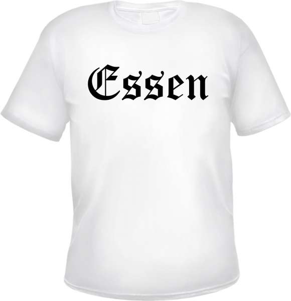 Essen Herren T-Shirt - Altdeutsch - Weißes Tee Shirt