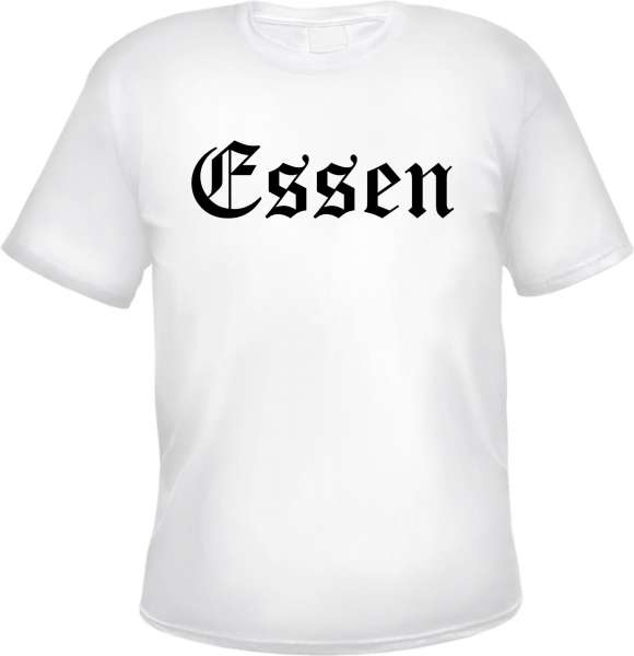 Essen Herren T-Shirt - Altdeutsch - Weißes Tee Shirt