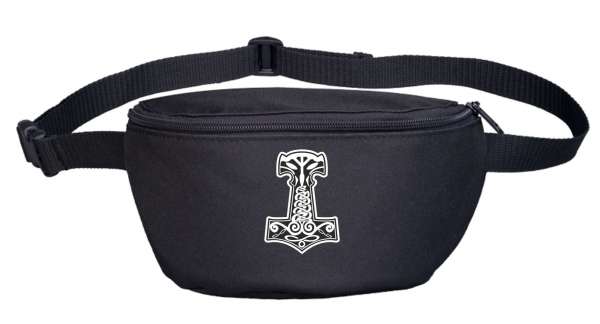 Thorshammer Mjölnir Bauchtasche Bestickt