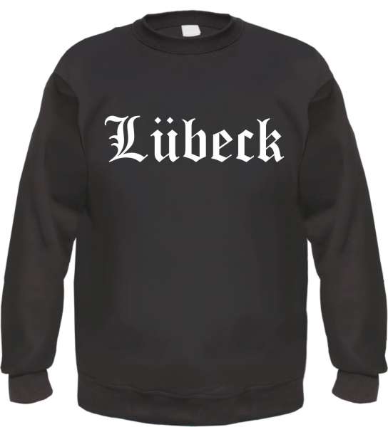 Lübeck Sweatshirt - Altdeutsch - bedruckt - Pullover