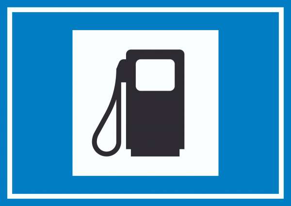 Tankstelle Symbol Schild