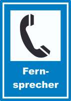 Fernsprecher Aufkleber Fernsprecher Aufkleber