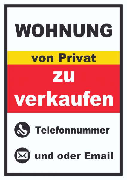 Wohnung zu verkaufen von Privat Hochkant