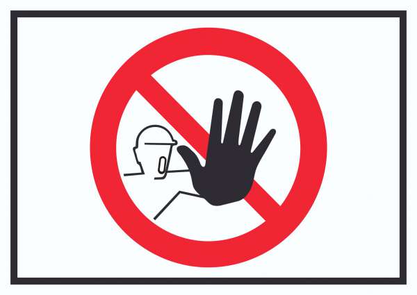 Privat Betreten verboten Symbol Schild