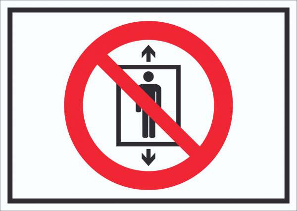 Personenbeförderung verboten Symbol Schild