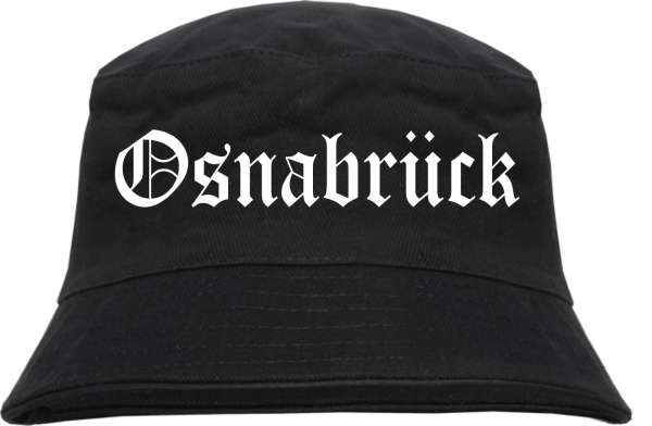 Osnabrück Fischerhut - Altdeutsch - bedruckt - Bucket Hat Anglerhut Hut