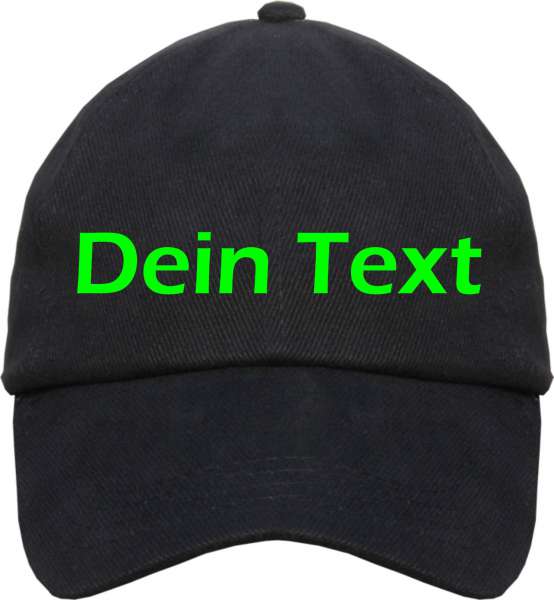 Individuelles Cappy NEON - Blockschrift - mit Wunschtext bedruckt