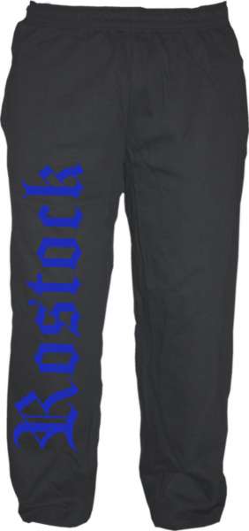 Rostock Jogginghose - Altdeutsch - Druckfarbe Blau - Sweatpants Hose