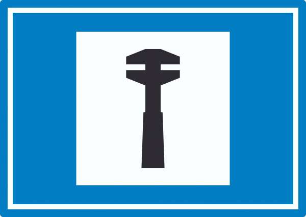 Pannenhilfe Symbol Aufkleber