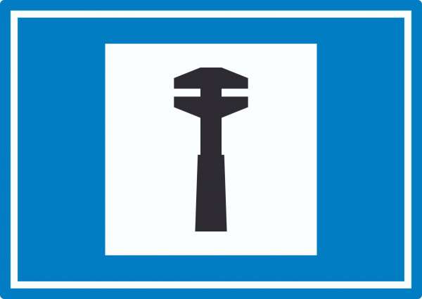 Pannenhilfe Symbol Aufkleber