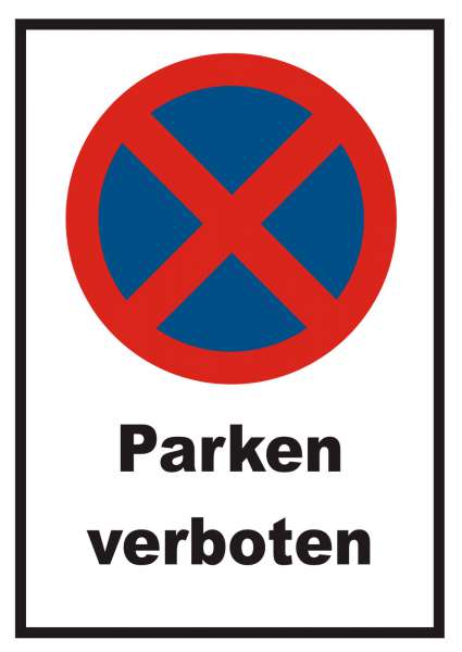 Parken verboten Schild