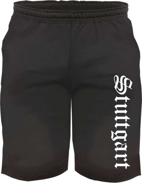 Stuttgart Sweatshorts - Altdeutsch bedruckt - Kurze Hose Shorts